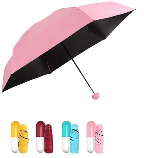 Mini Compact Nylon Fancy Portable Capsule umbrella