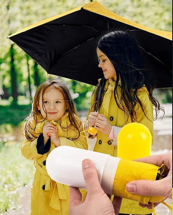 Mini Compact Nylon Fancy Portable Capsule umbrella