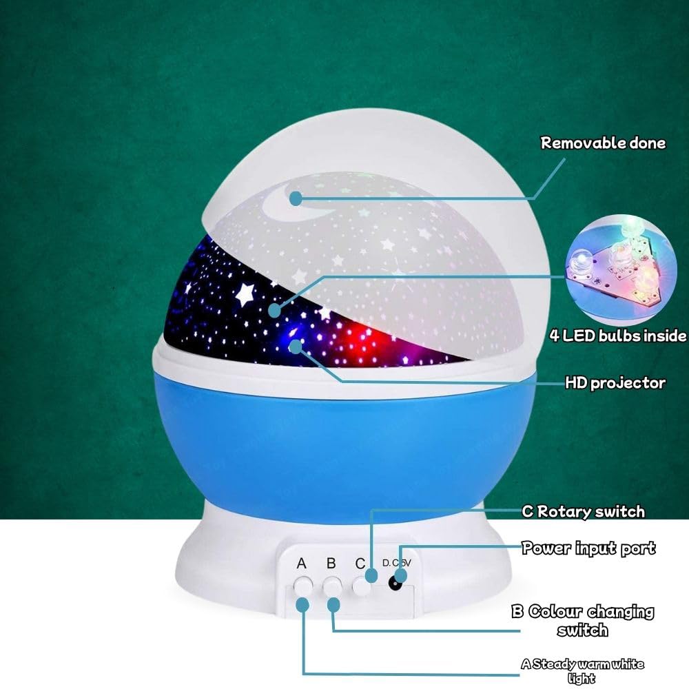 Star Master Galaxy Night Projector Lamp